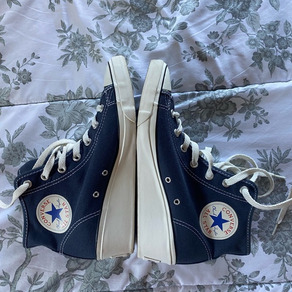 Converse Shoes - Converse All-Star Womans Blue , Size 7 blue with white wedges